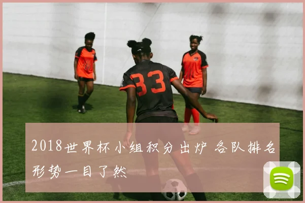 2018世界杯小组积分出炉 各队排名形势一目了然